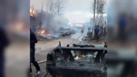 ՏԵՍԱՆՅՈՒԹ․ Ուժգին քամին փոշու փոթորիկ և հրդեհներ է առաջացրել Իրկուտսկում