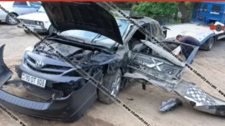 Խոշոր ավտովթար Վայոց Ձորի մարզում. 36-ամյա վարորդը, Toyota Corolla-ով մի քանի պտույտ շրջվելով, հայտնվել է ձորում. Shamshyan. com