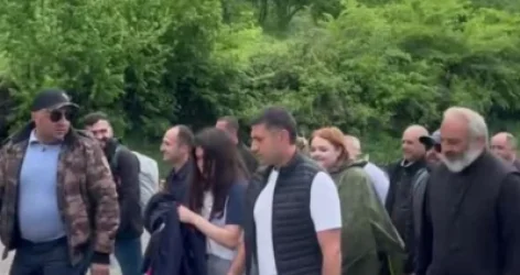 ՏԵՍԱՆՅՈՒԹ. Կիրանց գյուղից դեպի Երևան քայլերթը մեկնարկեց