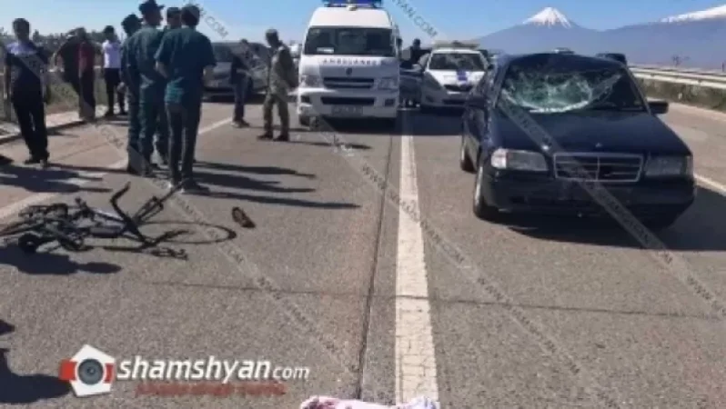 Վրաերթ՝ Արարատի մարզում. վրաերթի է ենթարկվել 2 հեծանվորդ