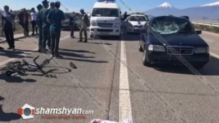 Վրաերթ՝ Արարատի մարզում. վրաերթի է ենթարկվել 2 հեծանվորդ