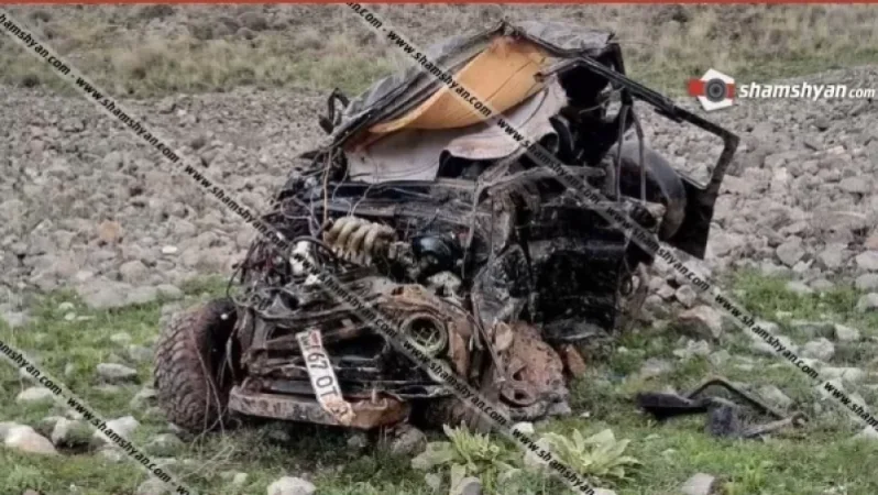 Արարատի մարզում УАЗ-ի՝ մոտ 600 մետր գլորվելու հետևանքով 4 վիրավորներից մեկը՝ հիվանդանոցում մահացել է