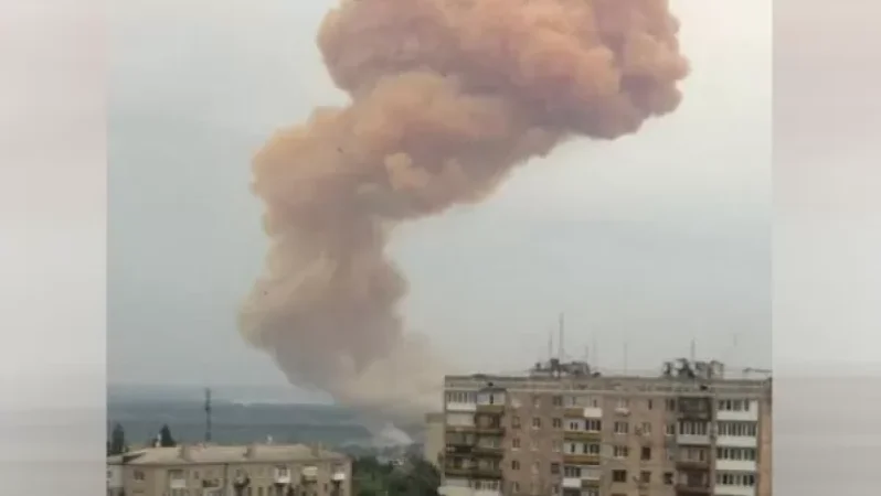 Սևերոդոնեցկում ազոտաթթվի լցանավ է պայթել