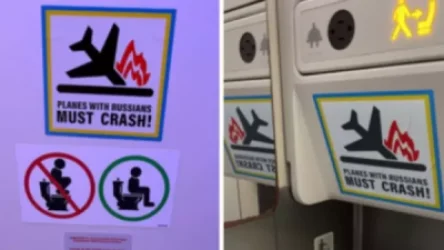 ԼՈՒՍԱՆԿԱՐՆԵՐ. «Ռուսներին տեղափոխող ինքնաթիռները պետք է կործանվեն». կպչուն պիտակներ` ինքնաթիռներում