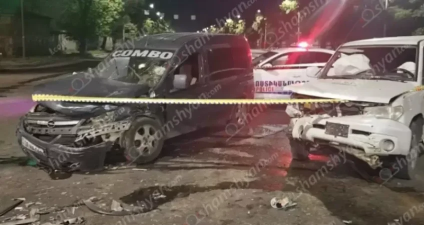 Խոշոր վթար՝ Երևանում. 5 վիրավորների մեջ կան երեխաներ, այդ թվում 2 տարեկան