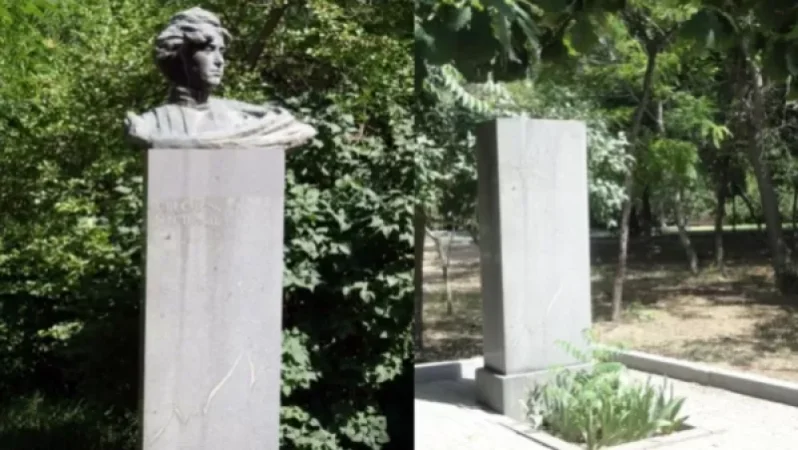 Հերթականը. գողացել են բանաստեղծուհու գերեզմանի բրոնզյա կիսանդրին