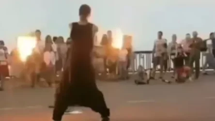 ՏԵՍԱՆՅՈՒԹ. Ղրիմում արտիստն այրվել է կրակի շոուի ժամանակ