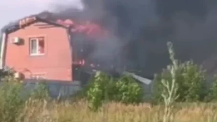 ՏԵՍԱՆՅՈՒԹ. Ռոստովի մարզում ԱԹՍ-ի ընկնելու հետևանքով տուն է այրվել