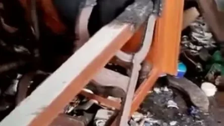 ՏԵՍԱՆՅՈՒԹ․ Հրապարակվել են կադրեր՝ ցուցարարների կողմից Շրի Լանկայի վարչապետի հրդեհված տնից