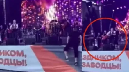 ՏԵՍԱՆՅՈՒԹ. Ինչպես է Լեոնիդ Ագուտինը հրում համերգի ժամանակ բեմ բարձրացած երկրպագուին