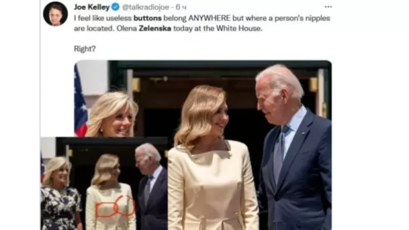 Զելենսկու կնոջ հագուստը՝ Բայդենի հետ հանդիպման ժամանակ․ համացանցը քննարկում է