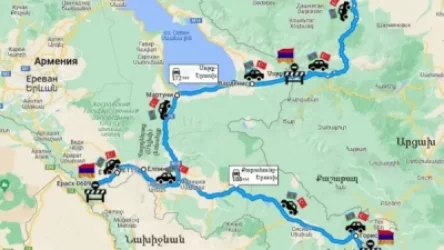 Հայաստանի տարածքում ադրբեջանական մեքենաները անցնելու են ավելի քան 350 կմ՝ շարասյունով և զինված. Հոխիկյանը քարտեզ է հրապարակել