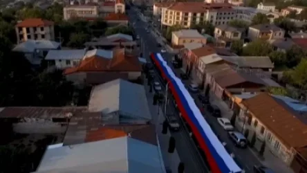 ՏԵՍԱՆՅՈՒԹ. Ինչպես են Արցախում նշել Ռուսաստանի դրոշի օրը