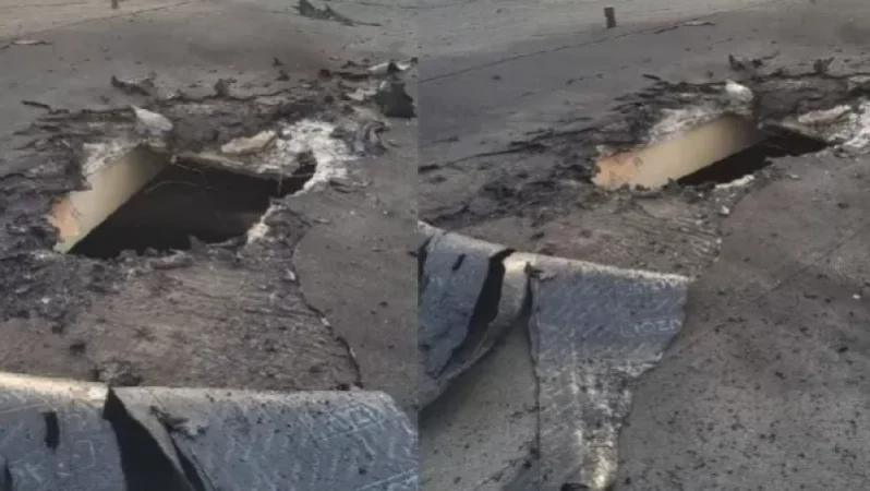 Լուսանկարներ․ Ուկրաինական ԶՈւ-ի գնդակոծության հետևանքով խոցվել է ատոմակայանի հատուկ կորպուսի տանիքը