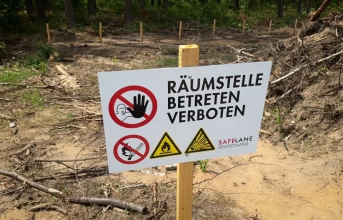 Գերմանիայի Tesla գործարանի մոտ Երկրորդ համաշխարհային պատերազմի ռումբ է հայտնաբերվել