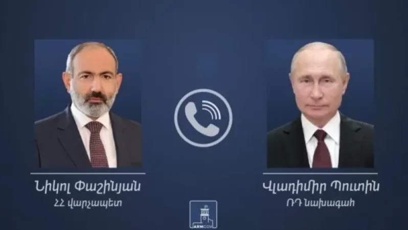 Տեղի է ունեցել Փաշինյան-Պուտին հեռախոսազրույց. ինչ են քննարկել