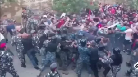 ՏԵՍԱՆՅՈՒԹ. Բախումներ՝ Լիբանանում Ադրբեջանի դեսպանատան մոտ հայ ցուցարարների բողոքի ակցիայի ժամանակ