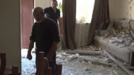 ՏԵՍԱՆՅՈՒԹ․ Սոթքի տներից մեկը՝ ադրբեջանական հրետակոծությունից հետո, տանը եղել է մանկահասակ երեխա․ Civilnet