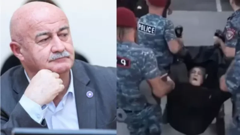 «Ես չեմ տեսել, ի՞նչ էին անում որ». Աղազարյանը արդարացրել է ոստիկաններին