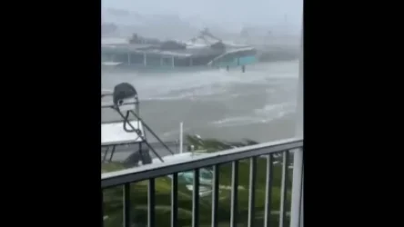 ՏԵՍԱՆՅՈՒԹ․ Ֆլորիդայում փոթորկի հետևանքով փողոցները հեղեղված են․ բնակիչները շնաձկների են նկատել