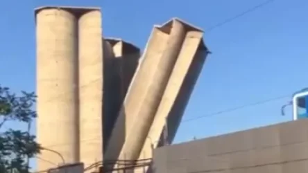 ՏԵՍԱՆՅՈՒԹ. Նար-Դոս փողոցում ապամոնտաժվել են ցորենի պահեստարաններ