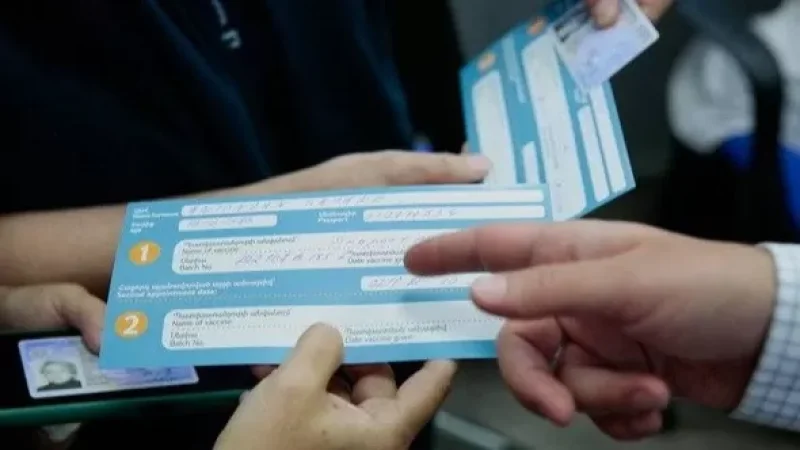 Գումարի դիմաց քովիդի դեմ պատվաստման  կեղծ սերտիֆիկատներ են տվել