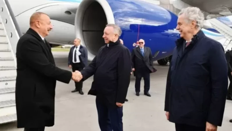 Ալիևը նույնպես մեկնել է Սանկտ Պետերբուրգ