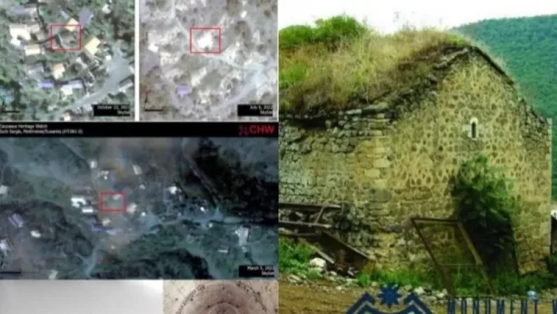 Ադրբեջանցիներն ավերել են Հադրութի շրջանի Սուրբ Սարգիս հայկական եկեղեցին. Caucasus Heritage Watch