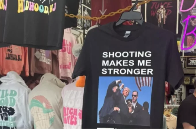 Թրամփի մահափորձից անմիջապես հետո, Չինաստանում սկսել են նրա նկարով շապիկներ վաճառել