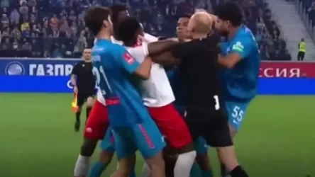 ՏԵՍԱՆՅՈՒԹ. Ծեծկռտուք`  «Սպարտակի» և «Զենիթի» ֆուտբոլիստների միջև