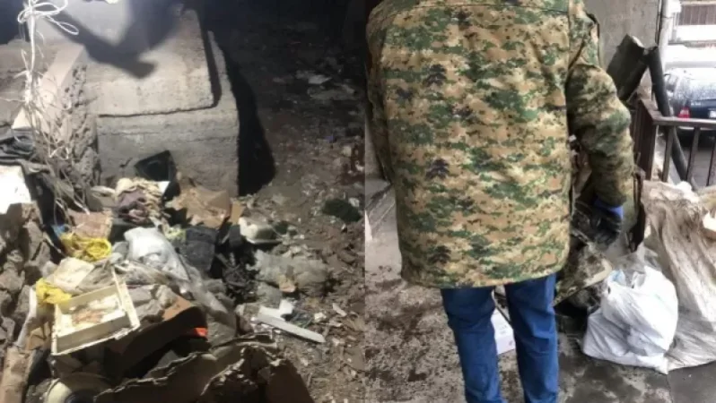 Photos: Shelters in Jermuk Being Cleared and Furnished