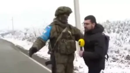 ՏԵՍԱՆՅՈՒԹ. Միջադեպ` ռուս խաղաղապահների և ադրբեջանցի լրագրողի միջև. փորձում էին ներխուժել Արցախ