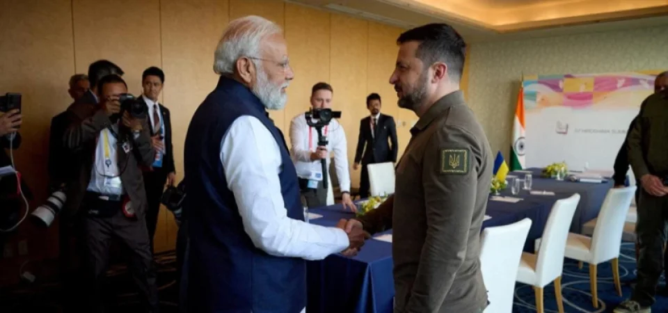 Նարենդրա Մոդին Կիևում հանդիպել է Զելենսկու հետ