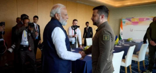 Նարենդրա Մոդին Կիևում հանդիպել է Զելենսկու հետ