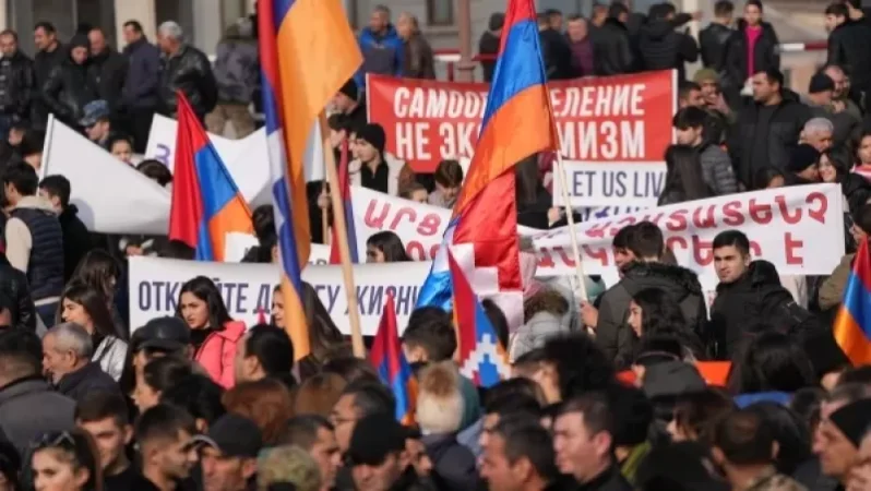 Լուսանկարներ՝ Արցախում ընթացող համաժողովրդական հանրահավաքից