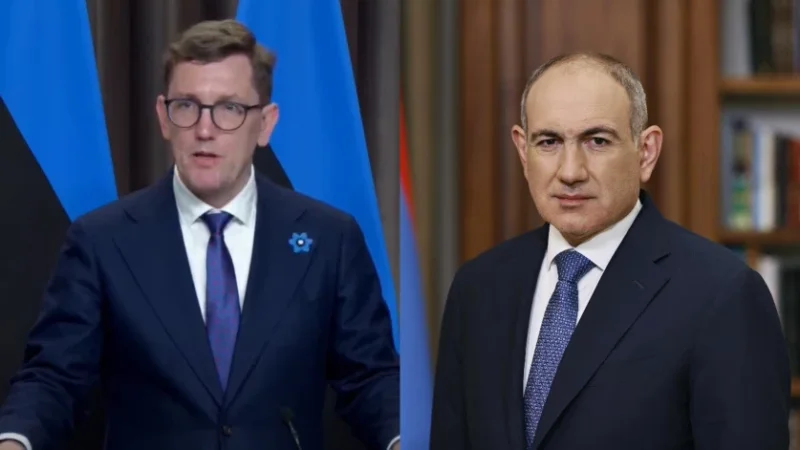 Էստոնիայի վարչապետի կոչը Փաշինյանին