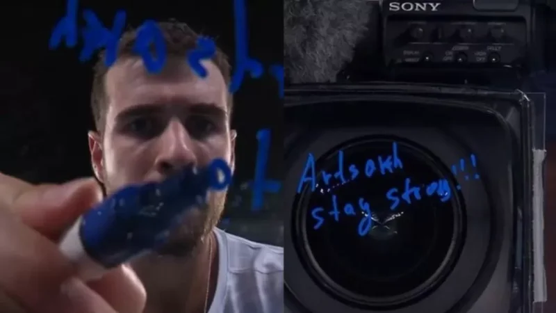 VIDEO: "Stay Strong, Artsakh" - Armenian Karen Khachanov's Message on Camera at the Australian Open
