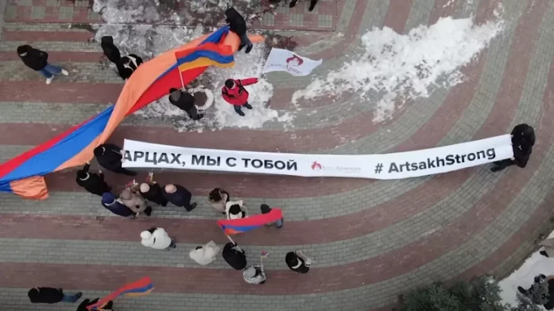 Եկատերինբուրգում կալանավորվել են Լաչինի միջանցքը բացելու պահանջով հավաք կազմակերպած հայերին