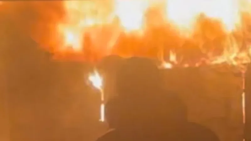 Fire Breaks Out in One of the Houses on Sevan Street in Yerevan