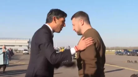 ՏԵՍԱՆՅՈՒԹ․ Զելենսկին բրիտանական թագավորական ռազմաօդային ուժերի ինքնաթիռով ժամանել է Լոնդոն