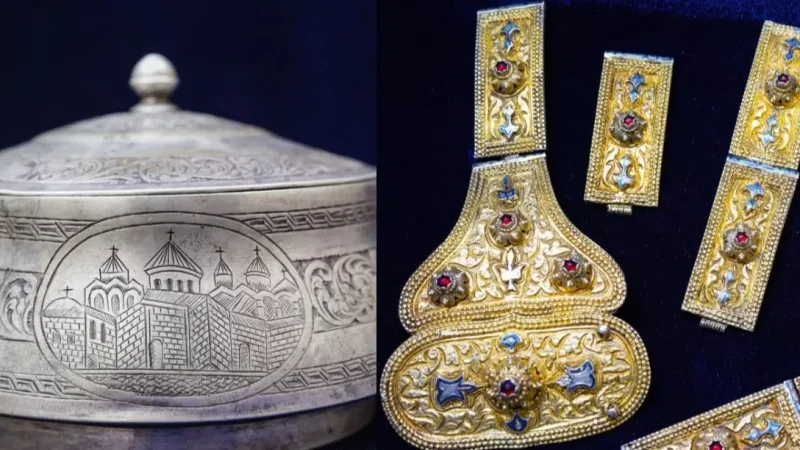 Photos: Silver Artifacts Found in Foreign Passenger's Luggage Transferred to the Museum of History