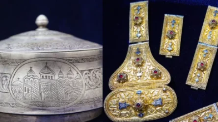 ԼՈՒՍԱՆԿԱՐՆԵՐ. Օտարերկրացու ուղեբեռից հայտնաբերված արծաթե իրերը հանձնվել են Պատմության թանգարանի պահպանությանը