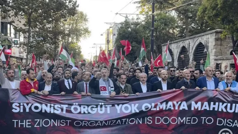 Ստամբուլում մեկնարկել է երթ՝ ի պաշտպանություն Պաղեստինի