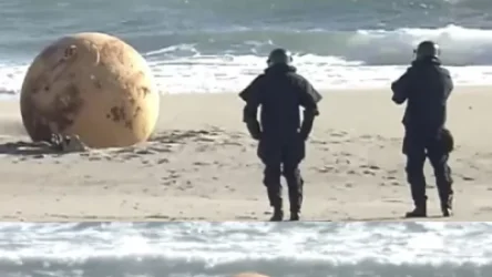 Ուսումնասիրվել է ճապոնական ափում հայտնված մետաղե գնդակը. ինչ է հայտնի