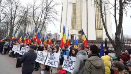 ՏԵՍԱՆՅՈՒԹ. «Մոլդովային խաղաղություն է անհրաժեշտ». Քիշնևի կենտրոնում բազմամարդ բողոքի ակցիա է անցկացվել