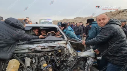 ԼՈՒՍԱՆԿԱՐՆԵՐ. Խոշոր ավտովթար Կոտայքի մարզում. կա 5 վիրավոր. Shamshyan