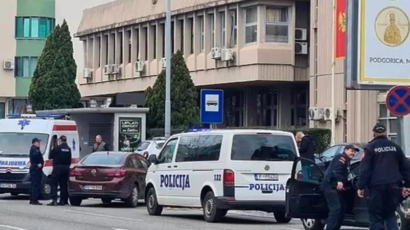 Ահաբեկչություն` Պոդգորիցայի գլխավոր դատարանում. անհայտ անձը ռումբ է պայթեցրել, կան վիրավորներ