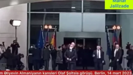 ՏԵՍԱՆՅՈՒԹ․ «Ալիևը բռնապետ է»․ այսպես են դիմավորել Ադրբեջանի նախագահին Գերմանիայում
