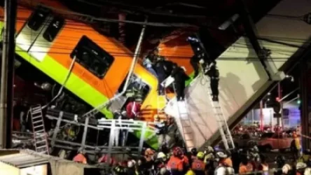 ՏԵՍԱՆՅՈՒԹ․ Մեխիկոյում մետրոկամուրջը փլուզվել է գնացքի անցնելու ժամանակ