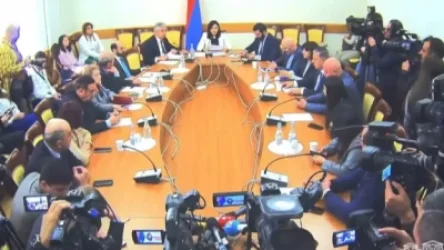 ՏԵՍԱՆՅՈՒԹ. ՄԻՊ թեկնածուն ասմունքում է հանձնաժողովի նիստում, «Ամոթ ա էլի»